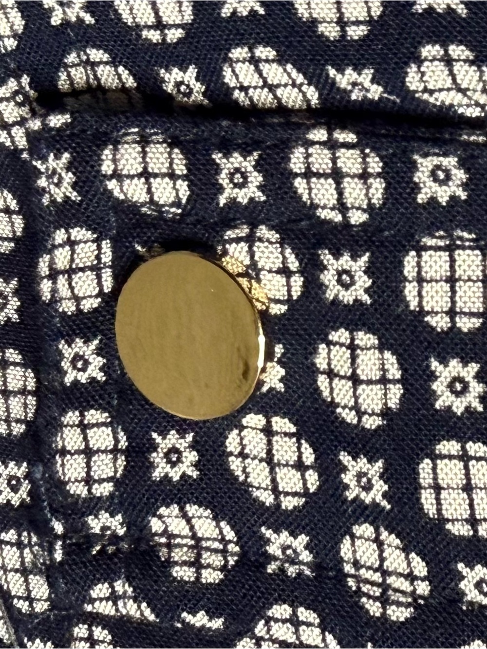 Long Sleeve Button-Front Print Shirt Dress - Picture 3 of 7